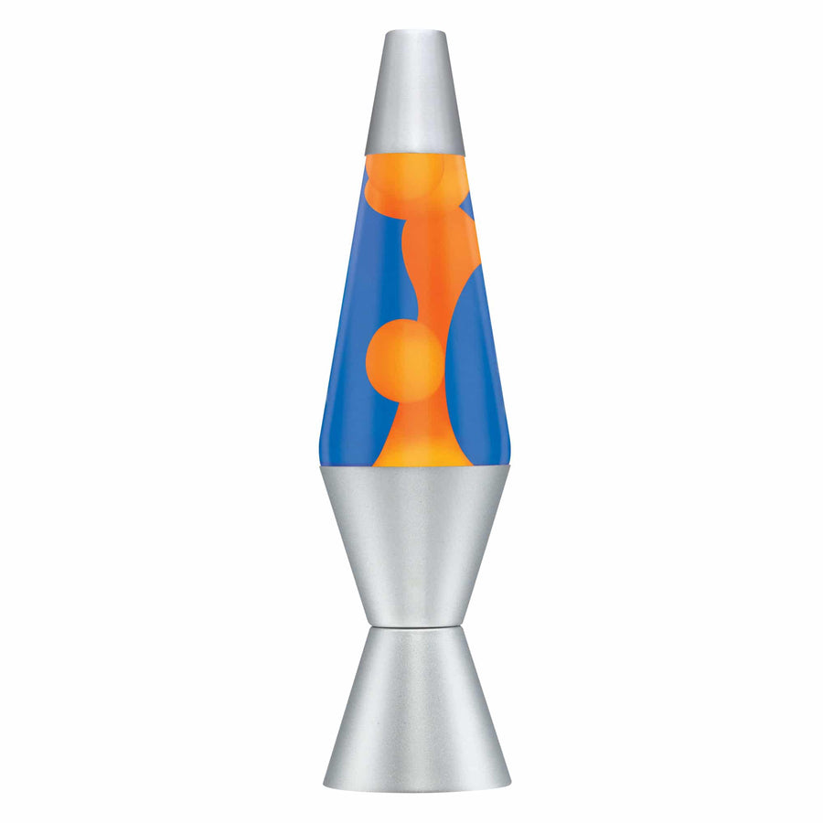 14.5" LAVA LAMP - ORANGE/BLUE/SILVER [AXB2]