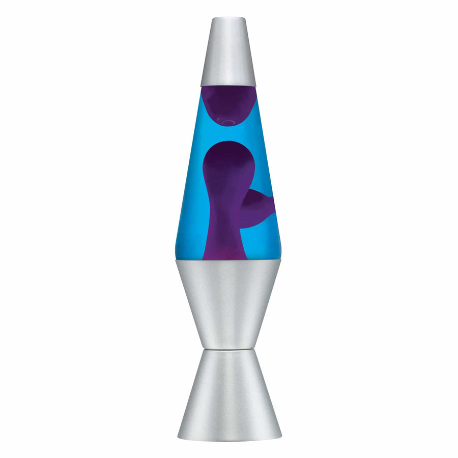 14.5" LAVA LAMP - PURPLE/BLUE/SILVER [BWDR]