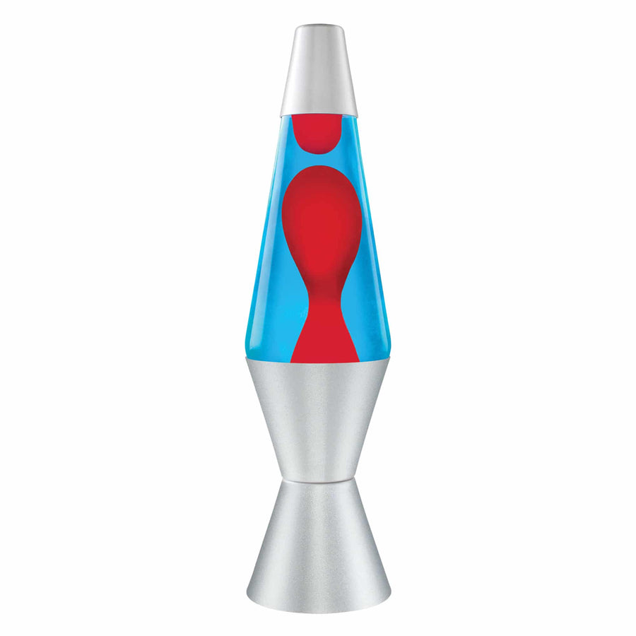14.5" LAVA LAMP - RED/BLUE/SILVER [C0TQ]
