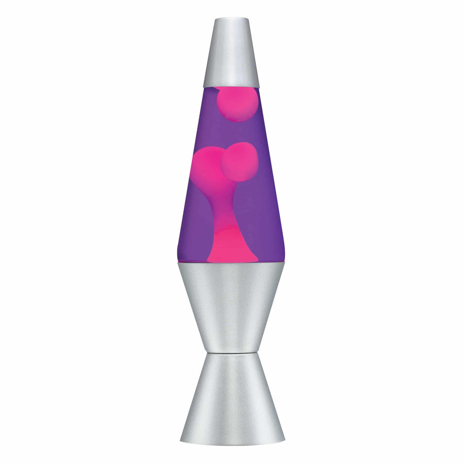 14.5" LAVA LAMP - PINK/PURPLE/SILVER [ZOR0]