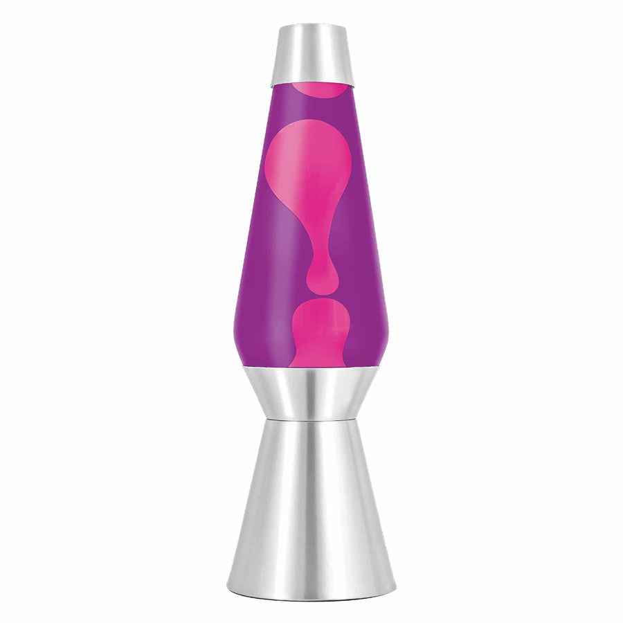 27" LAVA LAMP GRANDE - PINK/PURPLE/SILVER [TC6X]